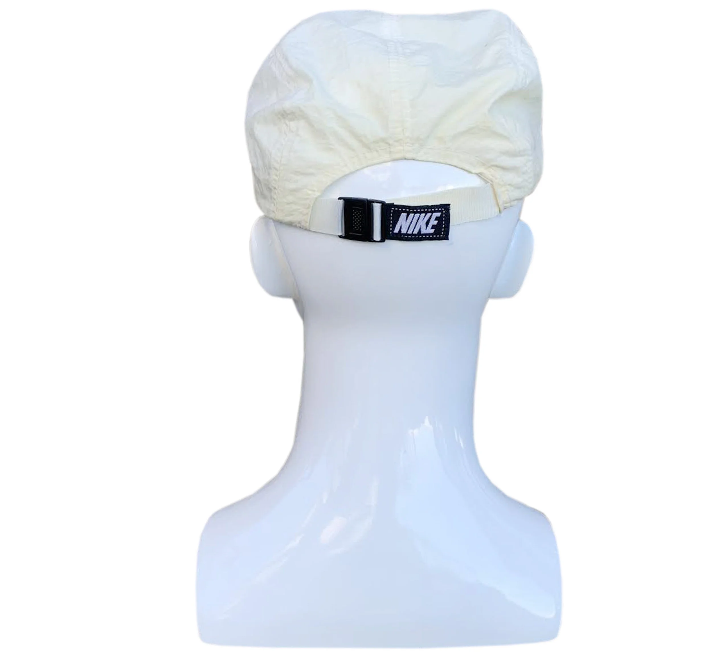 Vintage Nike Swoosh White 5 panel hat