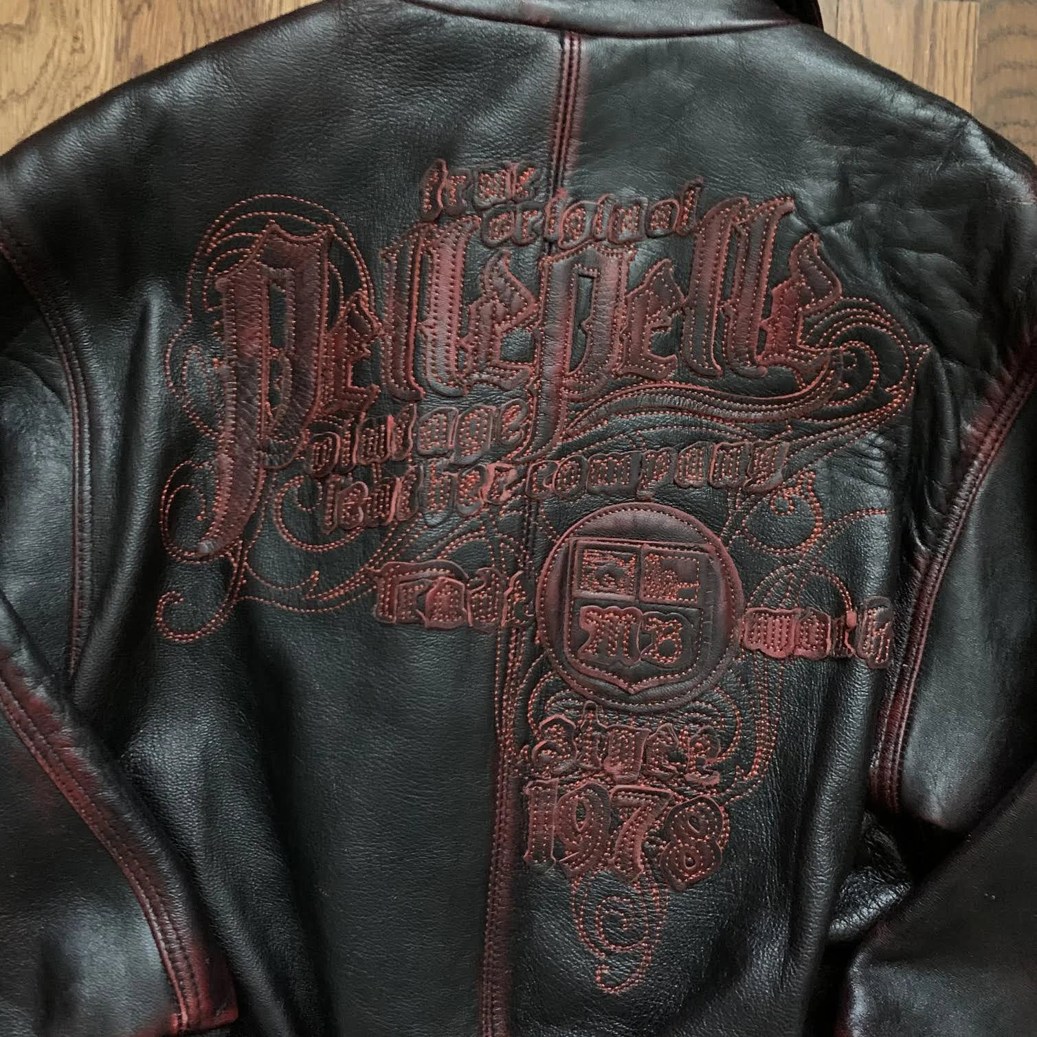 Kids Vintage Pelle Pelle Leather Jacket.