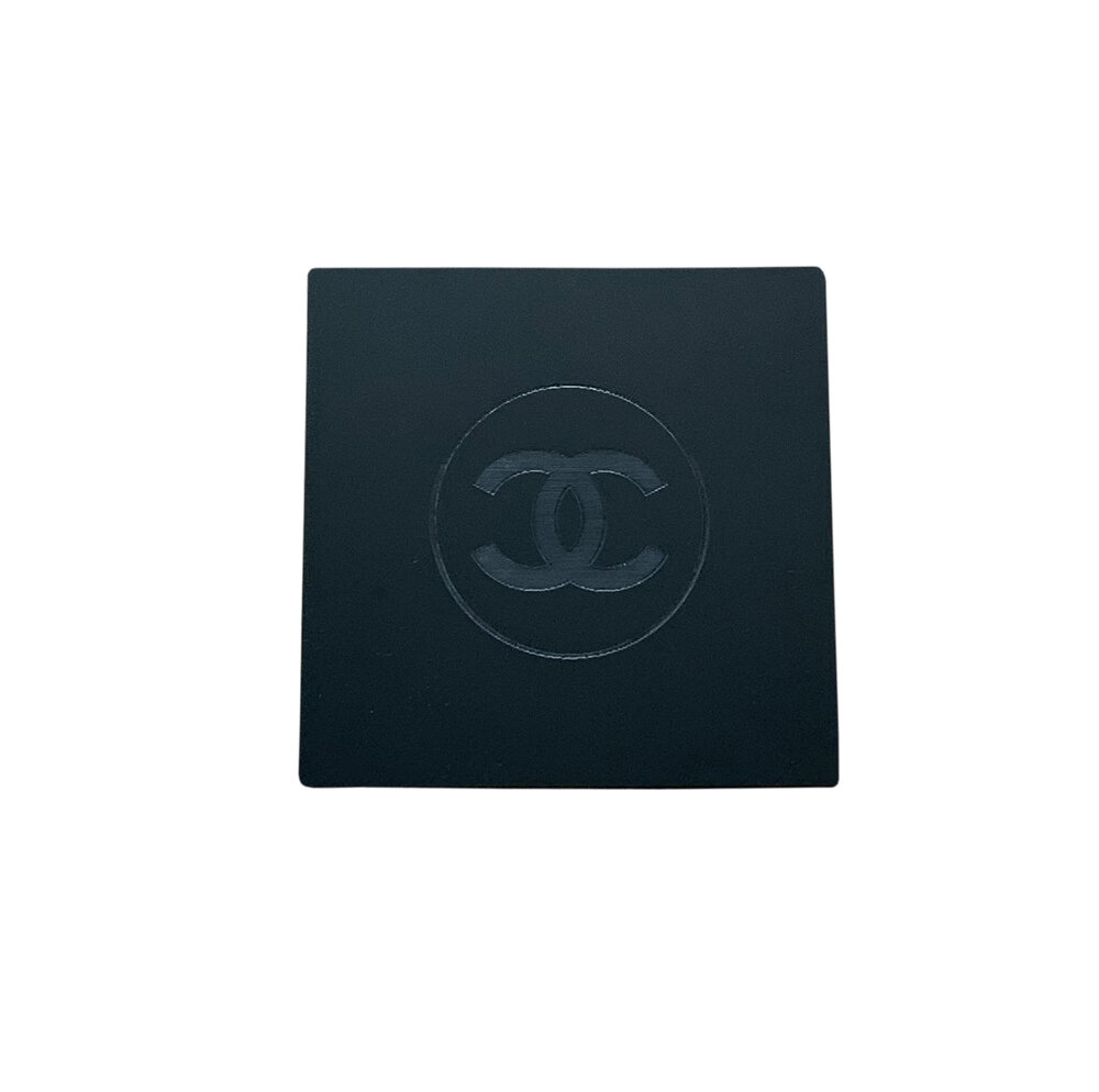 Chanel Black Glossy Coaster (Set of 4) — Roots