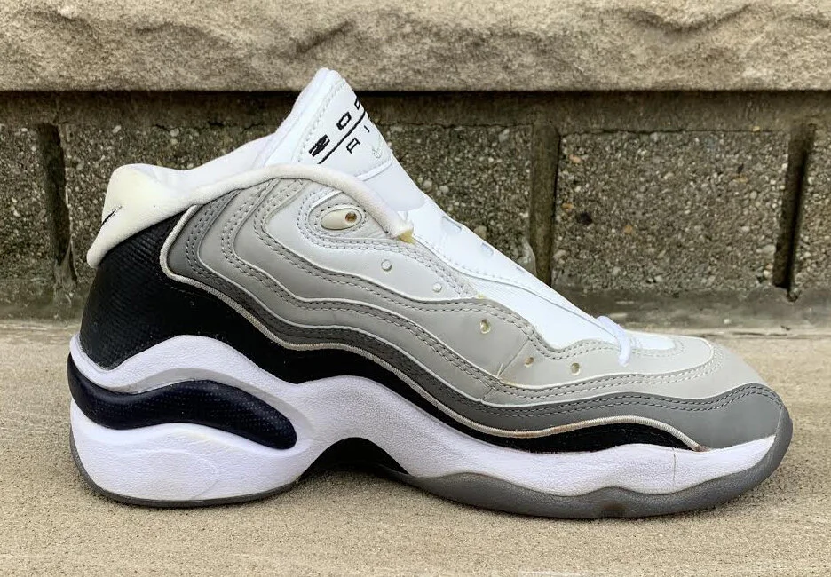 Nike Air Zoom Flight 96 Black Metallic Silver Size 8 Ds Original Release Roots