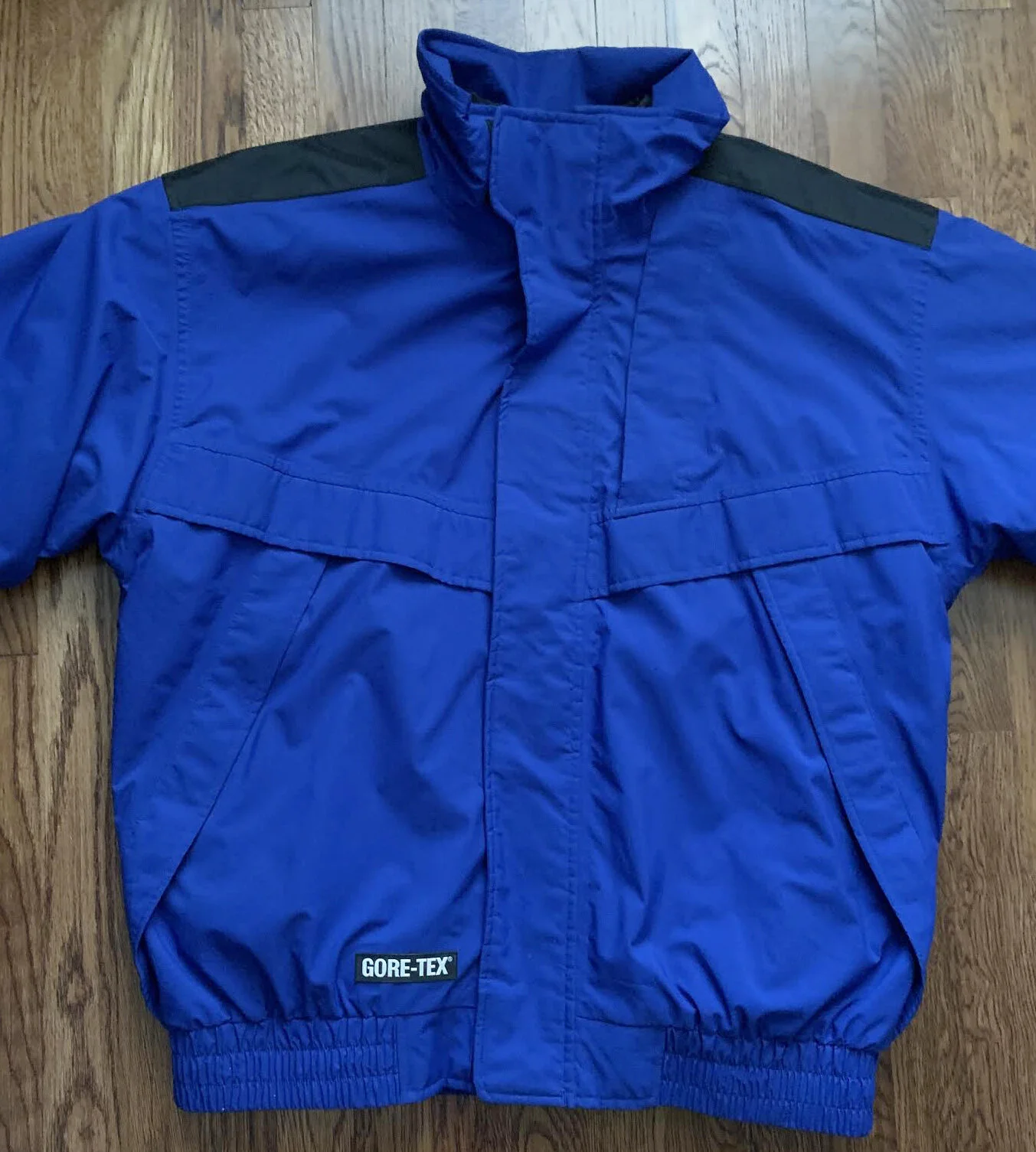 Vintage Alpine Design 3 x 1 Gore-Tex blue jacket