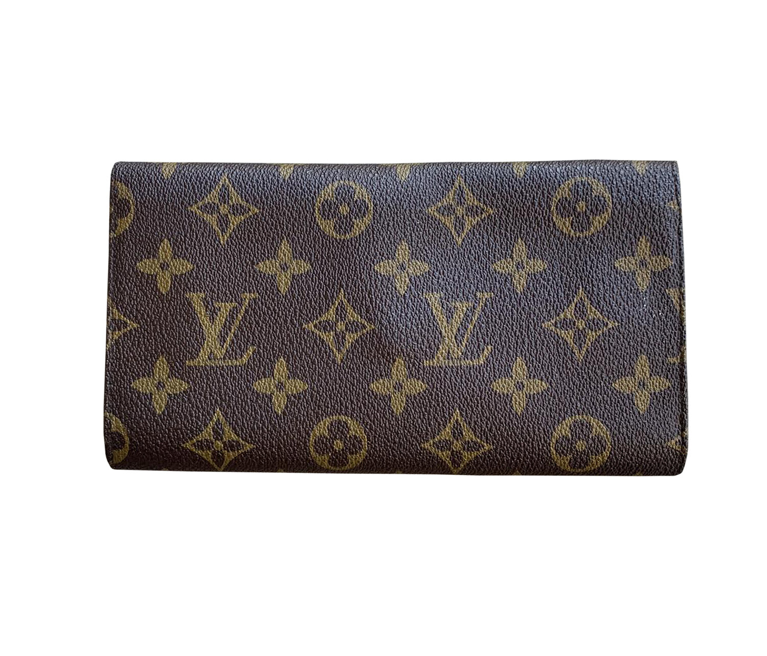 Louis Vuitton Wallet Purse Long Wallet Monogram Brown Woman Authentic Used  Y4283