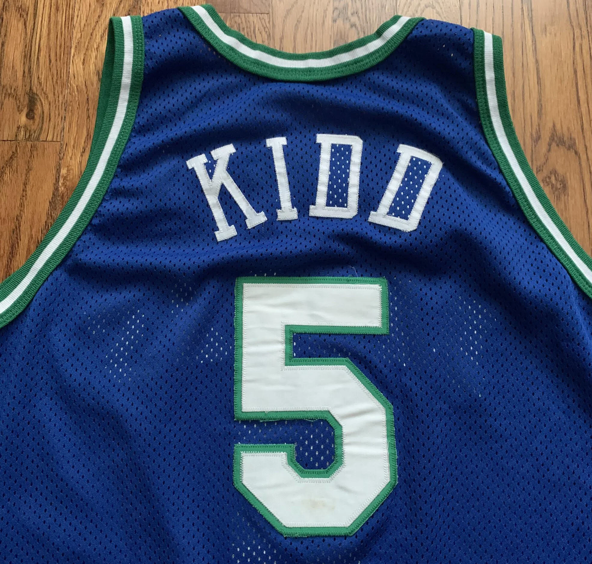 Vintage Champion Dallas Mavericks Authentic Jason Kidd Jersey