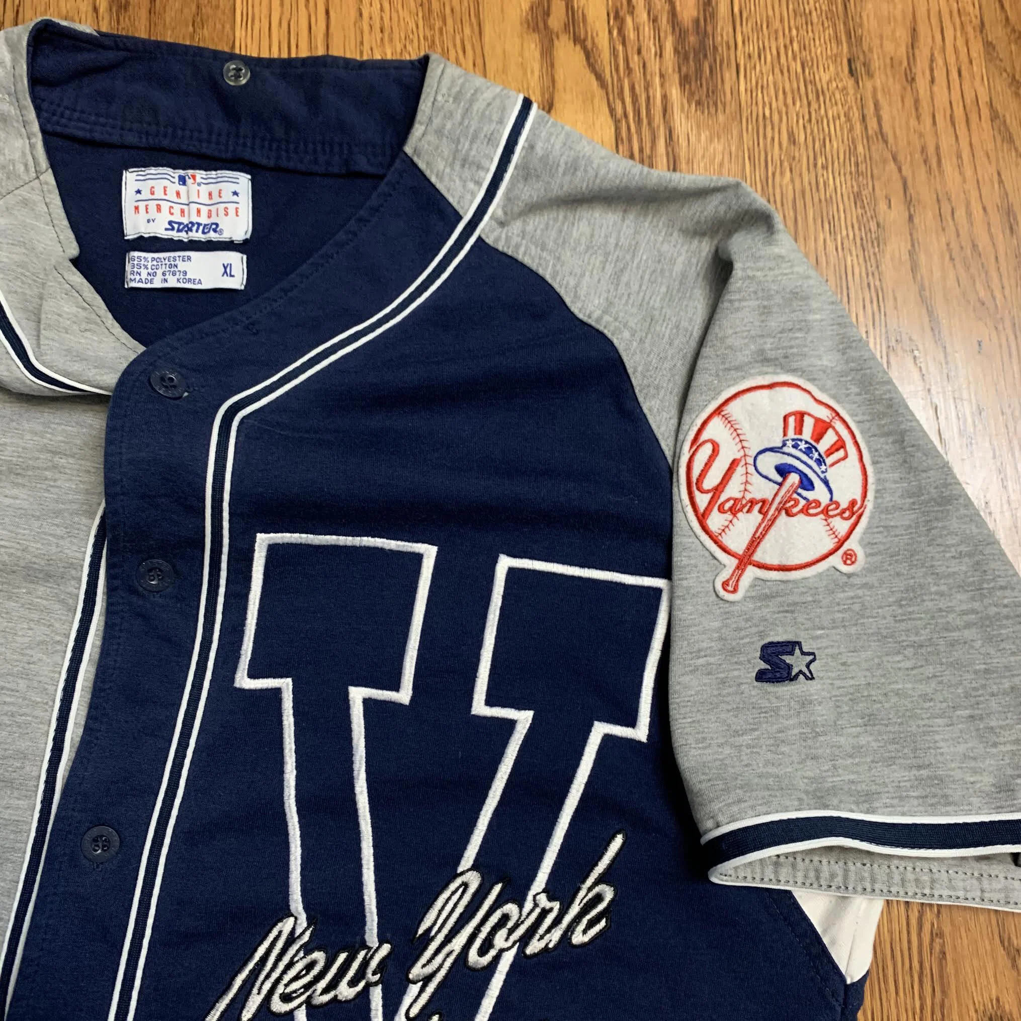Vintage 90s Starter New York Yankees Baseball Jersey