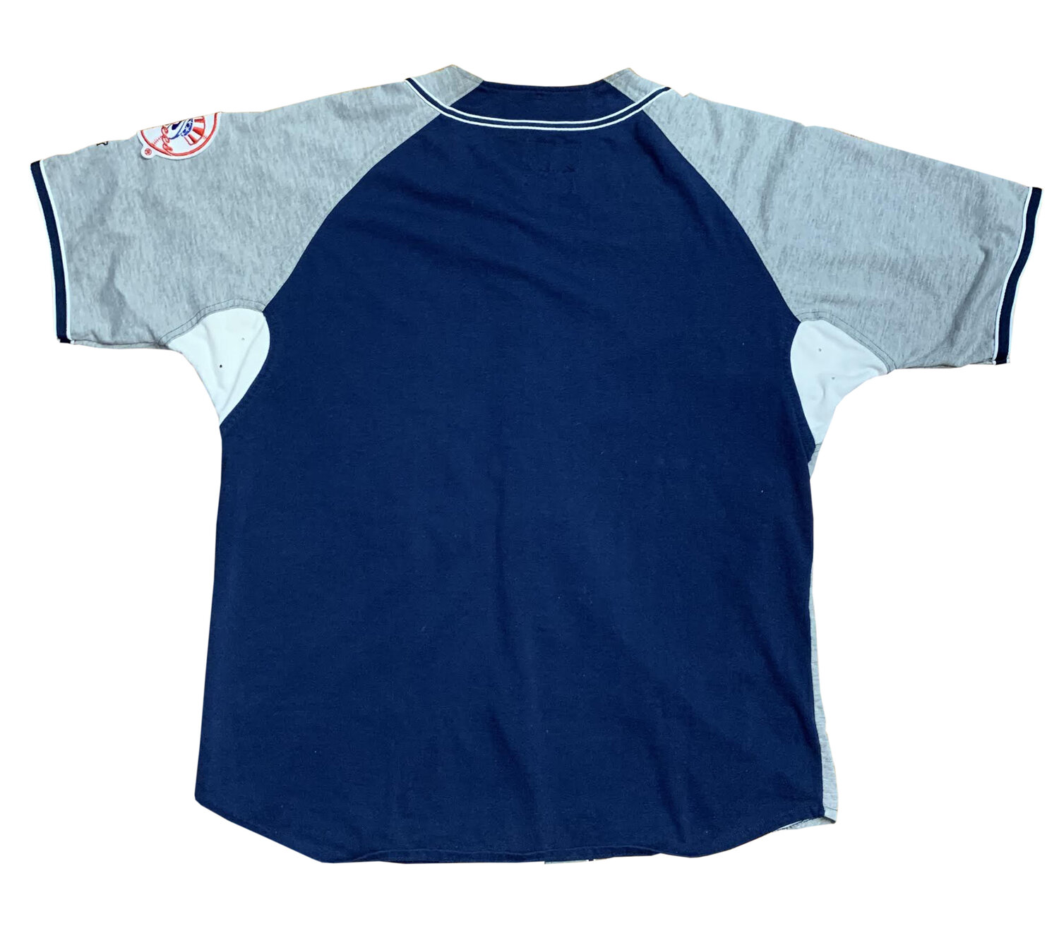 Vintage New York Yankees Baseball Shirt Jersey Camiseta Starter MLB Gray  size L