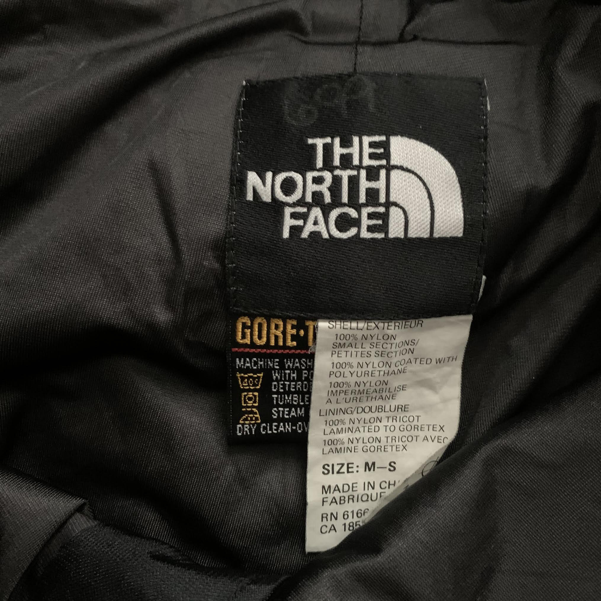 Vintage The North Face Black Gore-Tex Ski Pants (Size M) — Roots