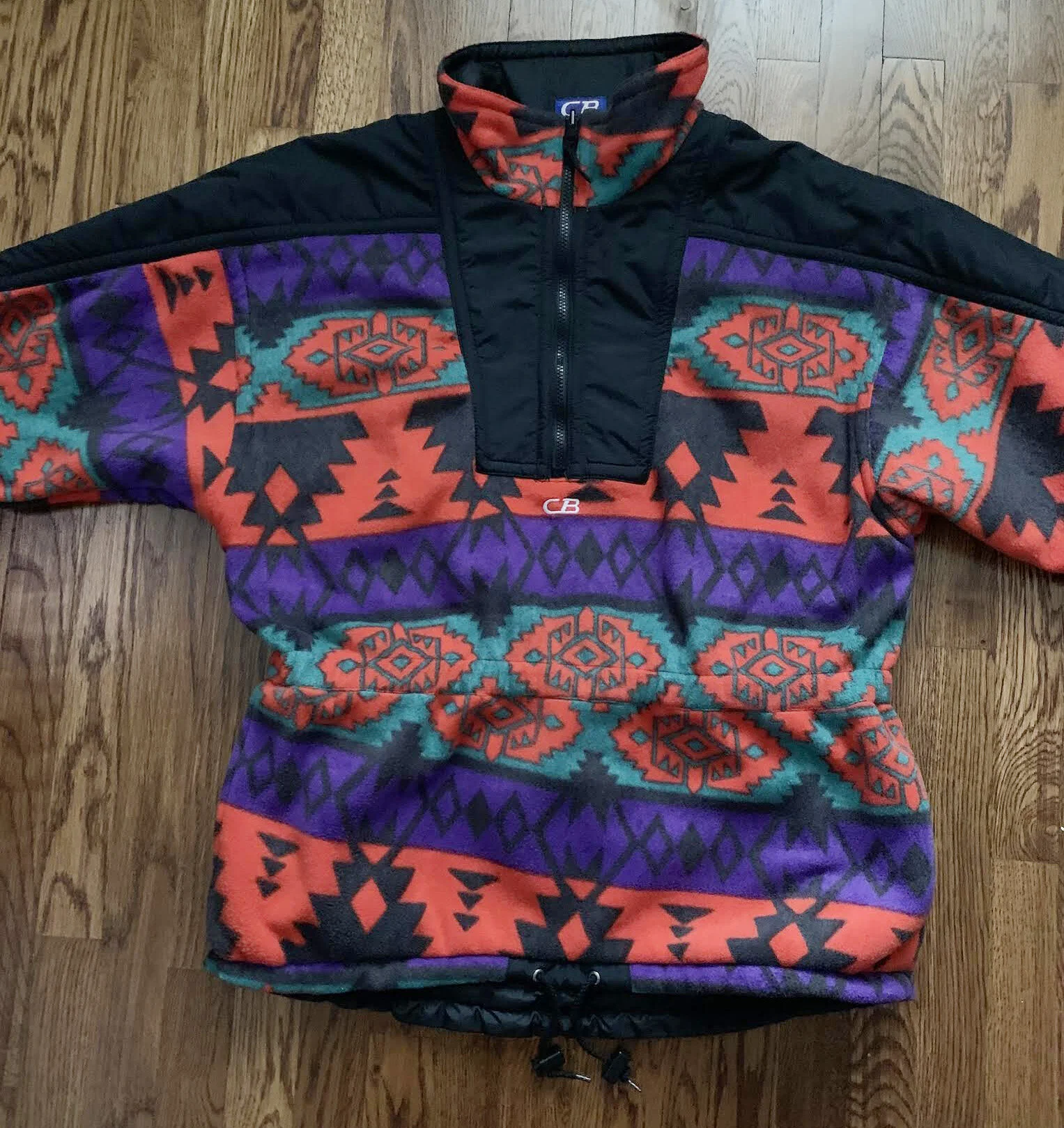 Vintage CB Sports Reversible Colorful 