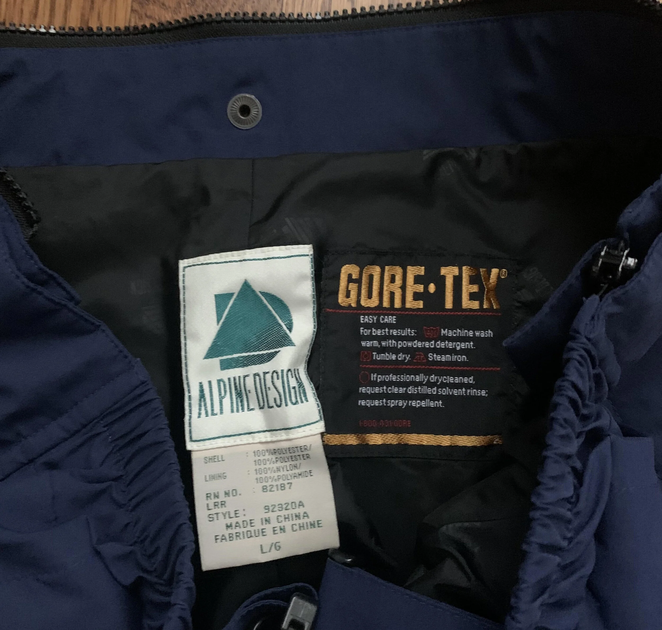 Vintage Alpine Designs Gore-Tex Navy Pants
