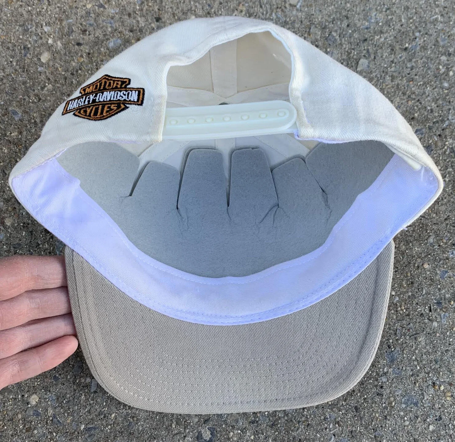 Vintage Harley Davidson Two Toned Snapback