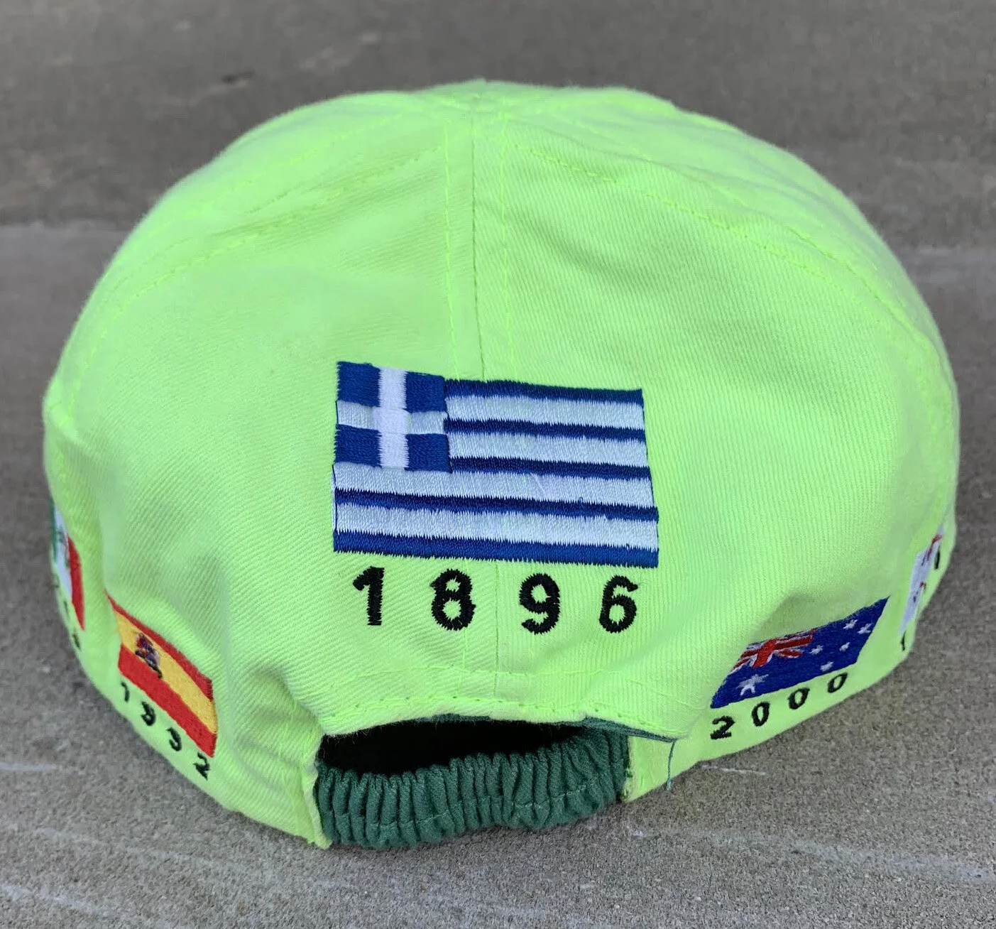 Vintage Olympic Flag Reversible Hat.