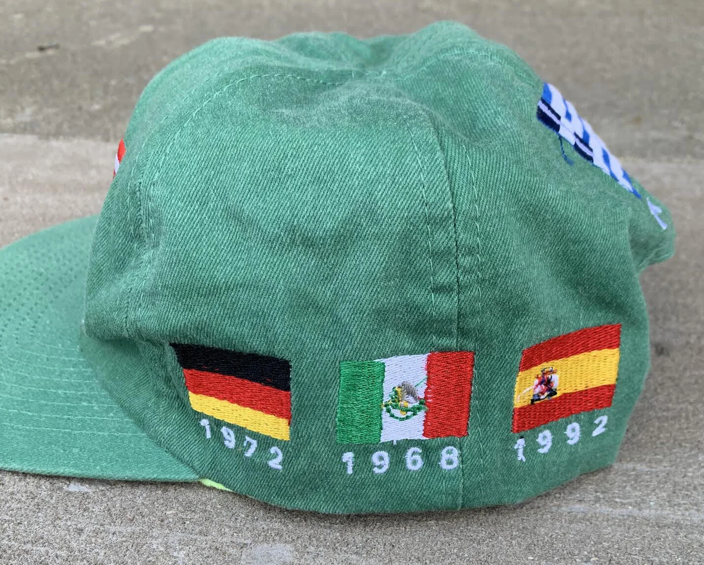 Vintage Olympic Flag Reversible Hat.