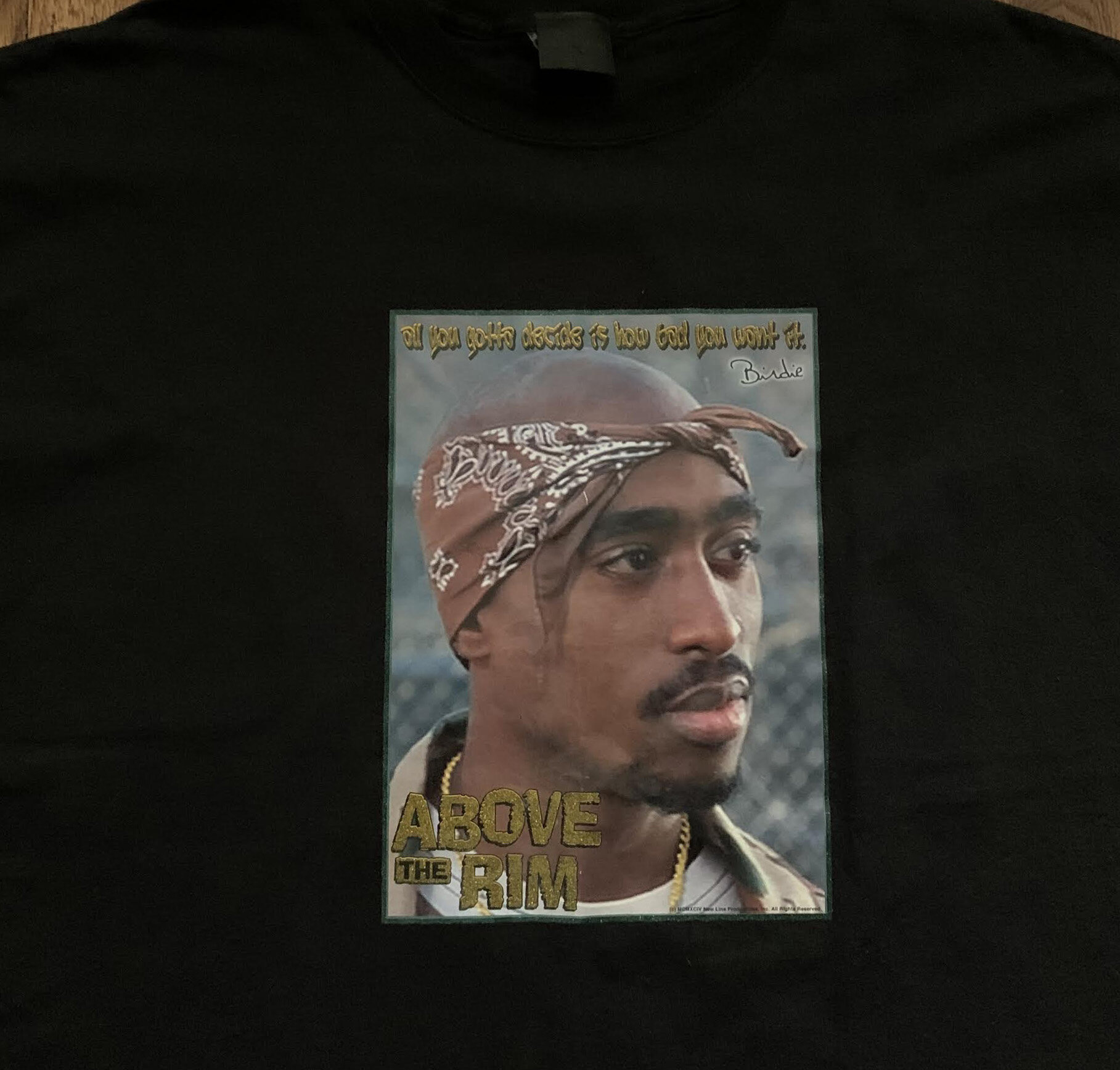 Vintage Tupac Above The Rim T Shirt (Size XXL) — Roots