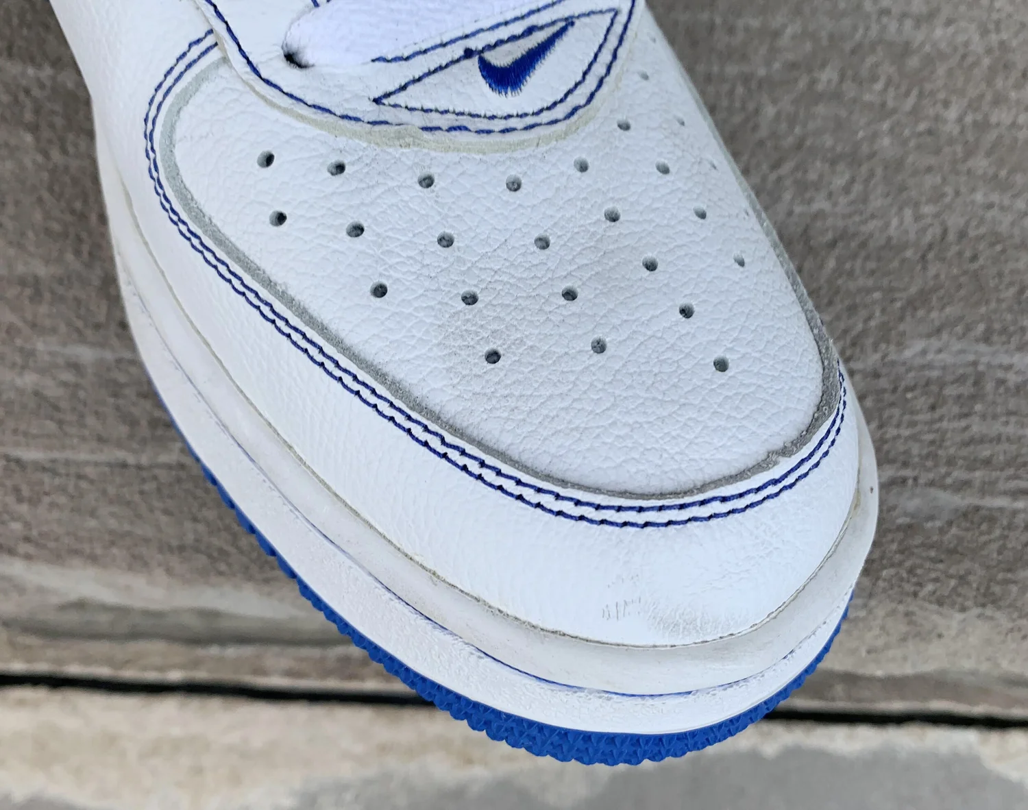 Nike Air Force 1 Mid White / Royal 