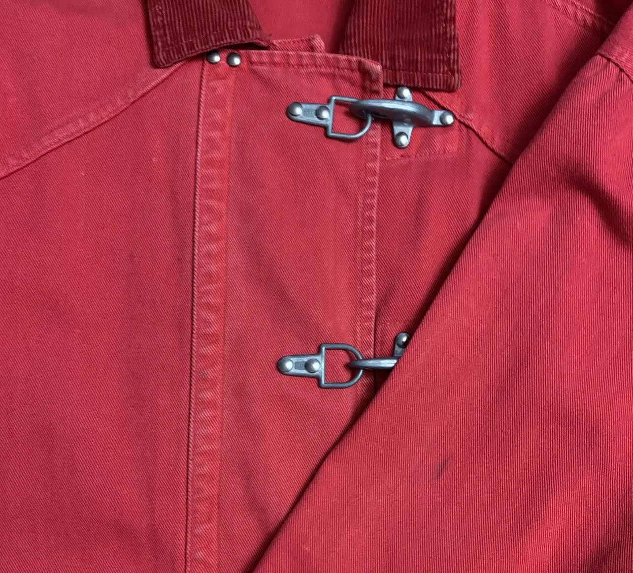 Vintage Polo Country Ralph Lauren Fireman Red Jacket (Size L 