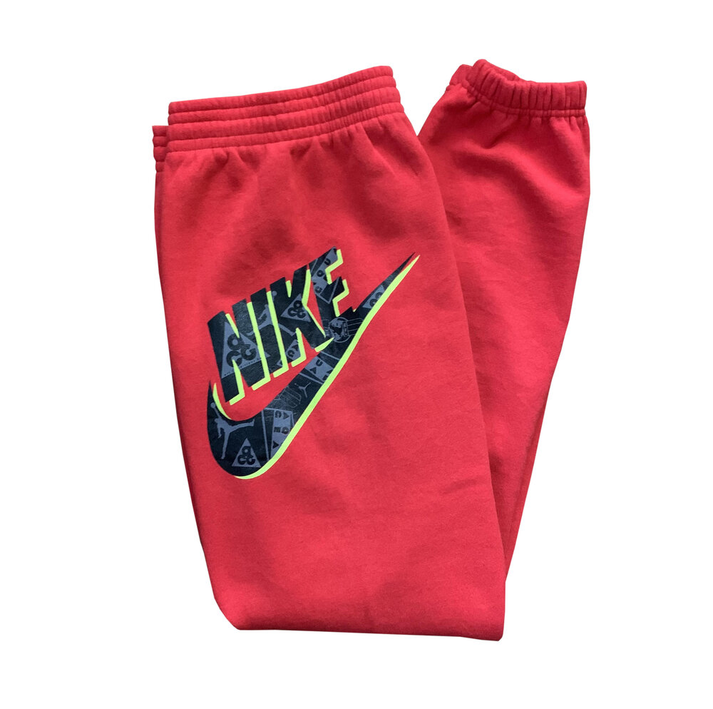Vintage Nike Logo Print Red Sweatpants (Size XL) — RootsBK