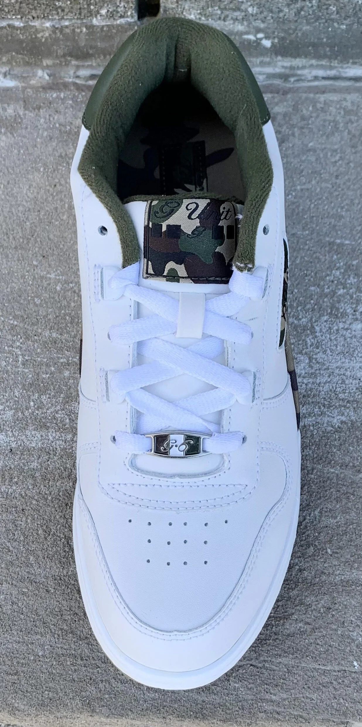 Kids Reebok G Unit 2 White / Camo.