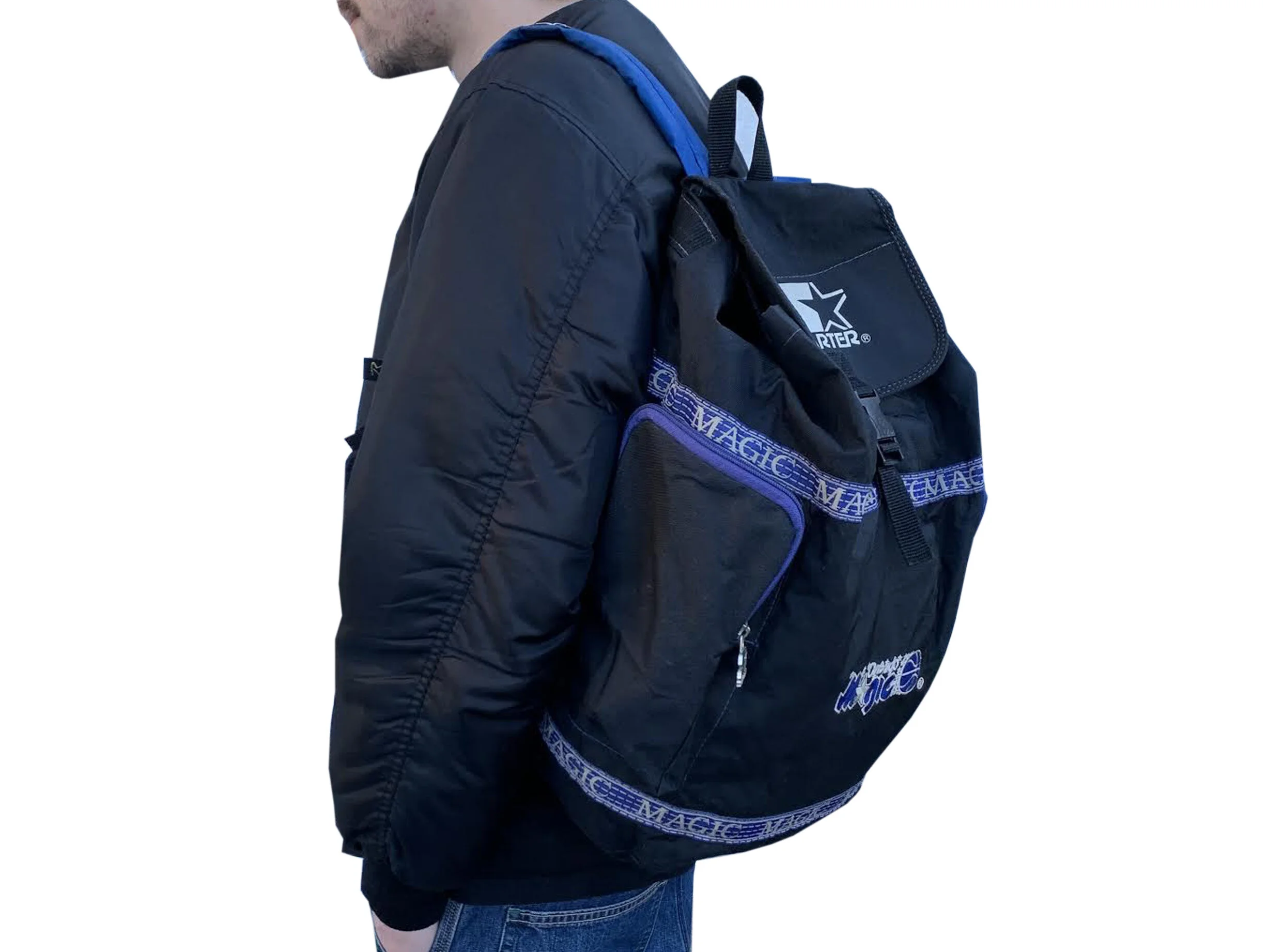 Vintage 90s Starter Orlando Magic Book Bag.
