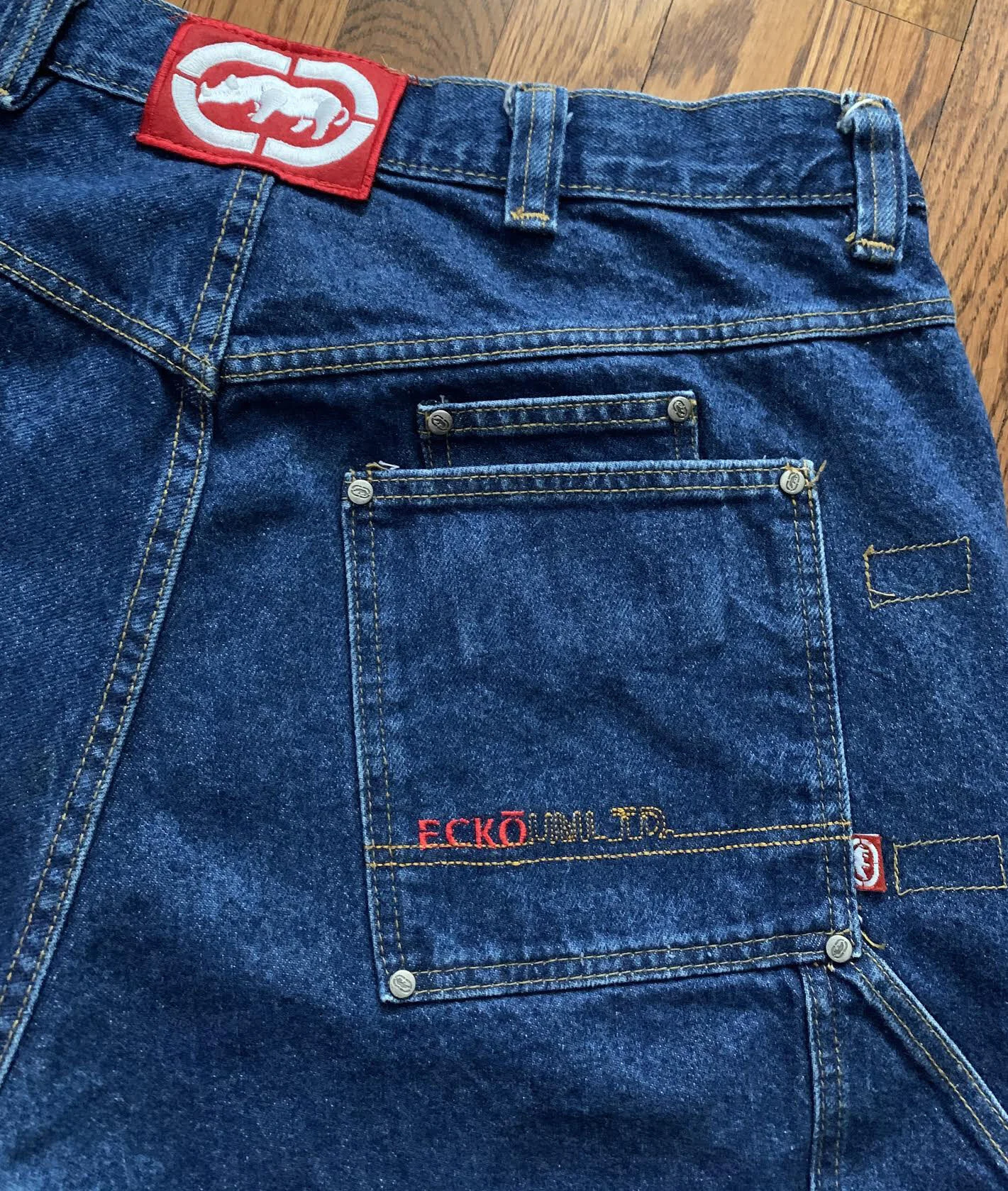 Vintage Ecko UNLTD Denim cargo shorts.