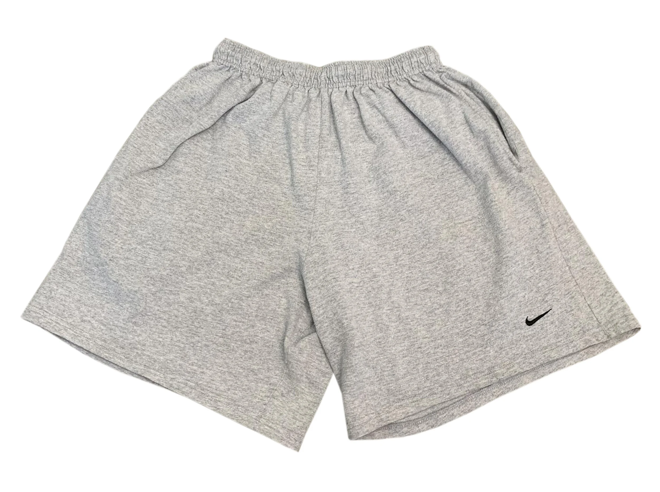nike jogger shorts grey
