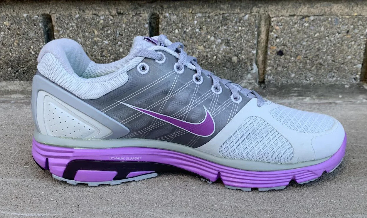 Women’s Nike Lunarglide 2 Grey and purple