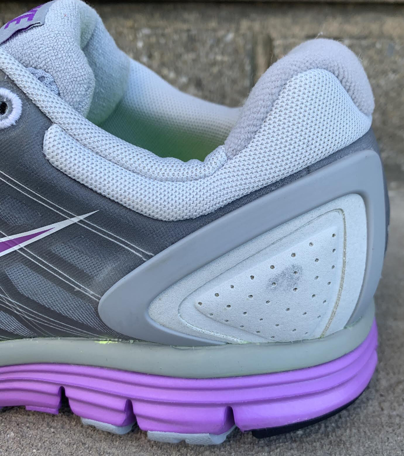 Women’s Nike Lunarglide 2 Grey and purple