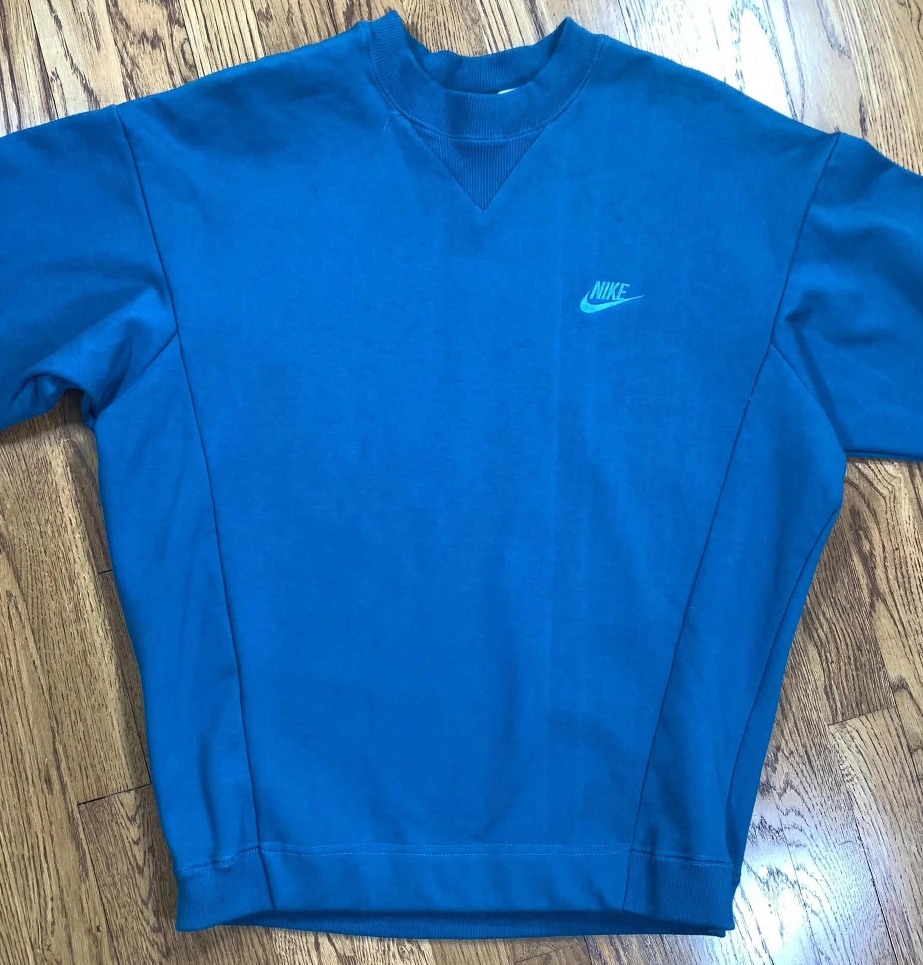 Vintage 90s Nike ACG teal Crewneck Sweatshirt.