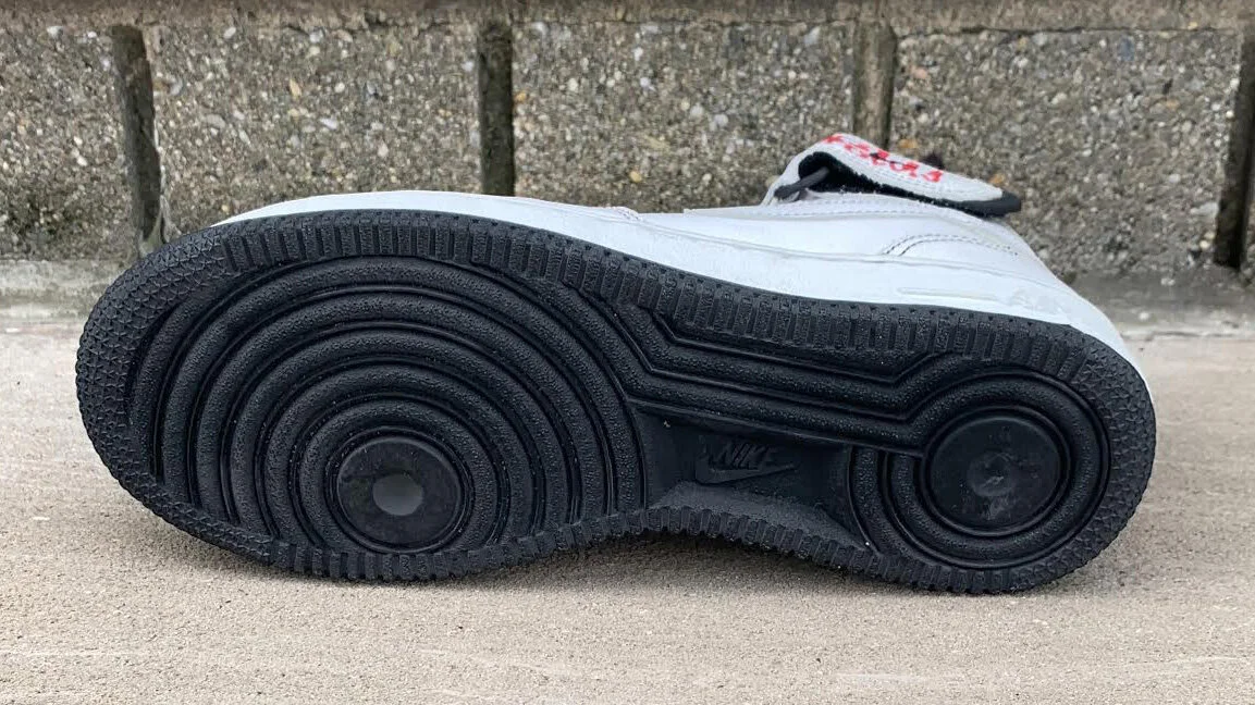 Nike Air Force 1 Mid White and Black