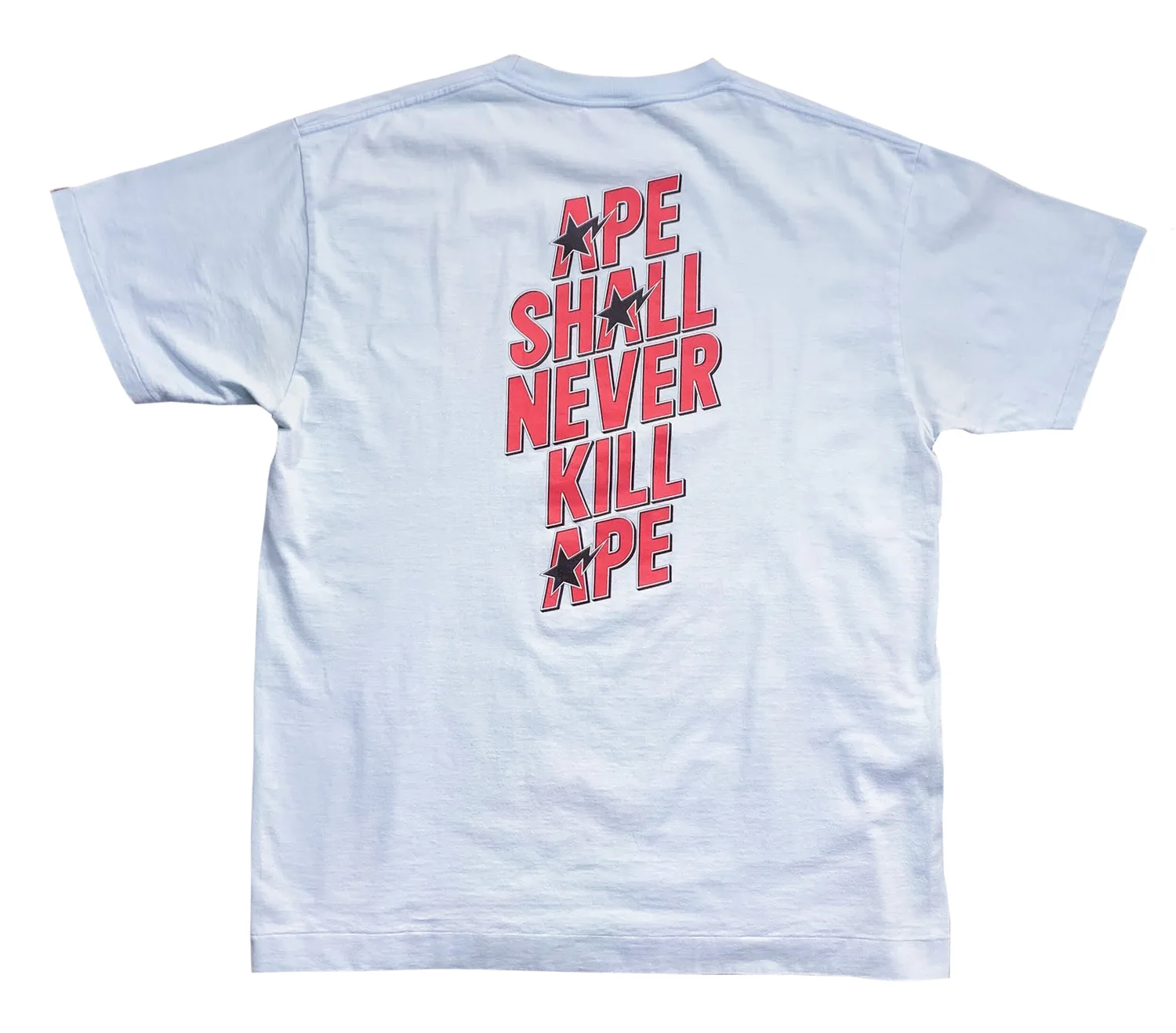 Bape Ape Shall Never Kill Ape T Shirt (Size XL) — RootsBK