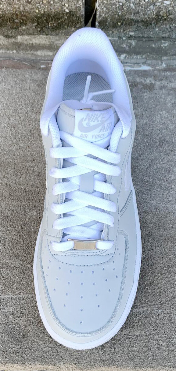 Kids Nike Air Force 1 Low White / Navy (Size 6) DS — Roots