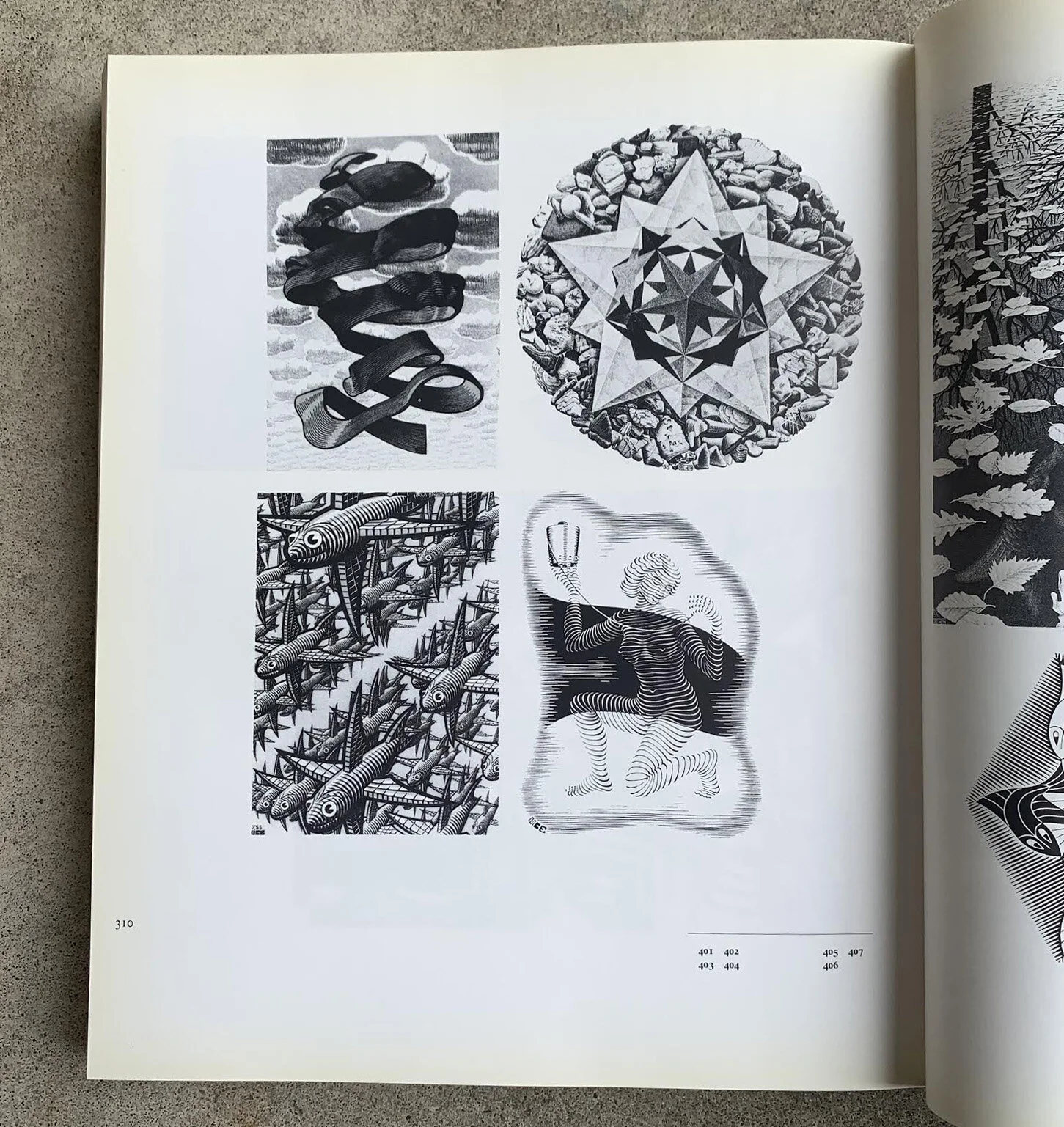 Vintage M.C. Escher His Life And Complete Graphic Work Book.