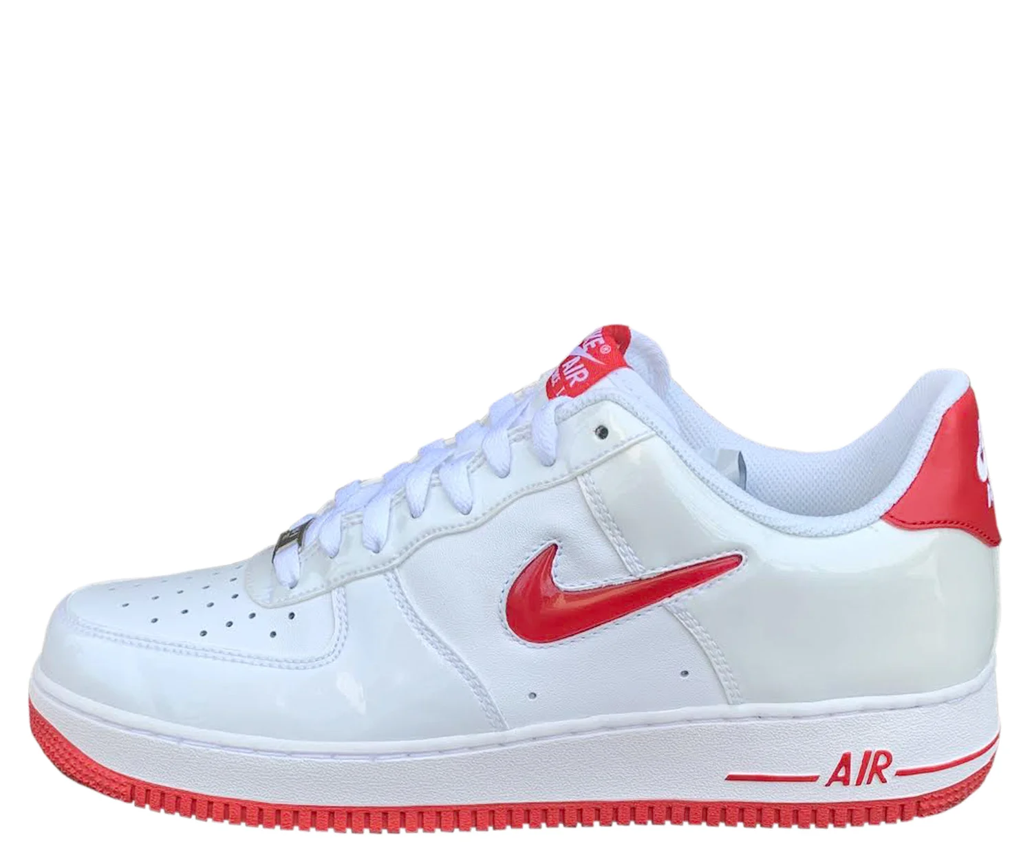 2010 Nike Air Force 1‎ Low White / Sport Red Patent VTG \'82 Size 12 315122-126 Used NIKE Air Force 1  main image 2