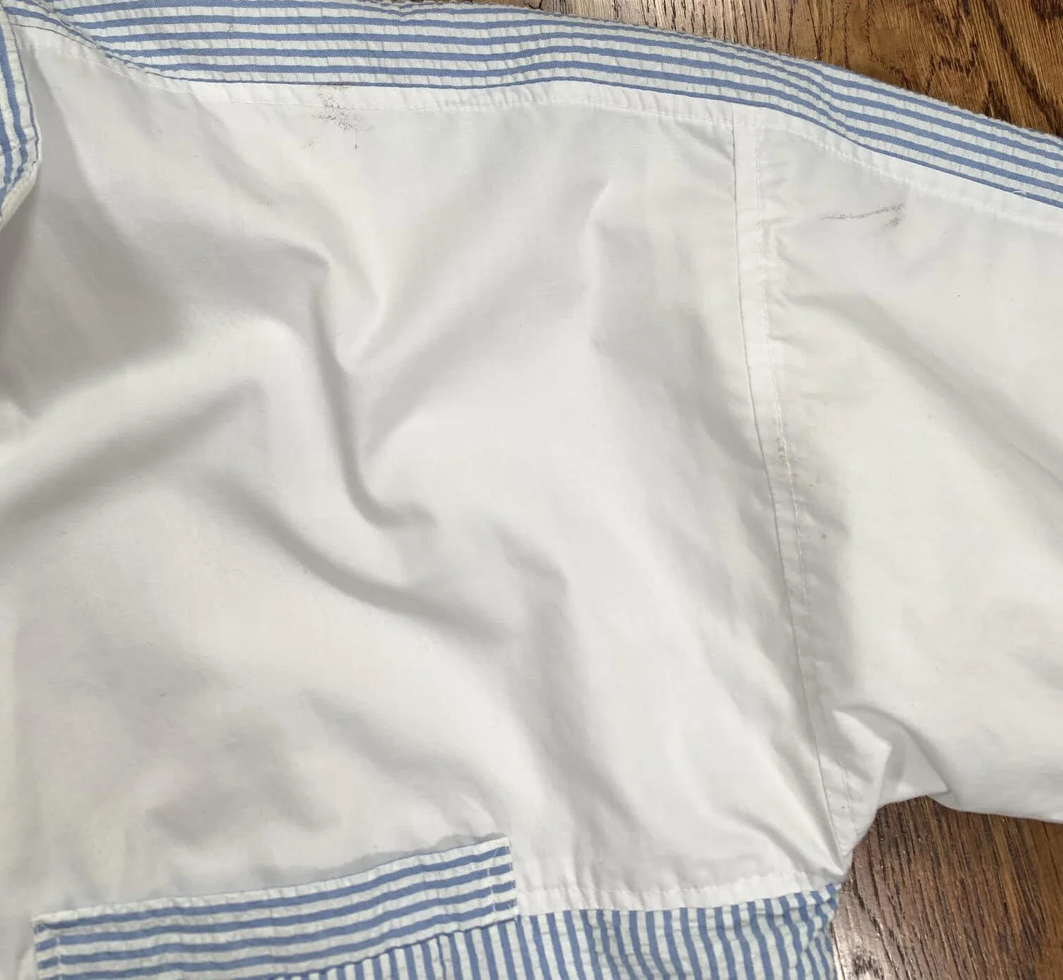 Vintage Christian Dior Seersucker Jacket (Size XL) — RootsBK