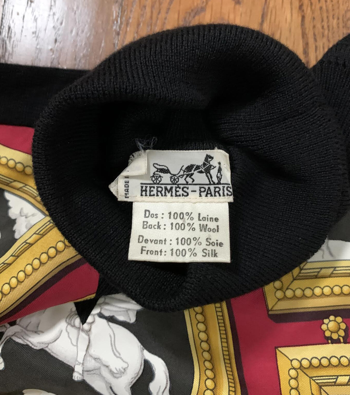 Vintage Hermès Silk Sweater Size  — Roots