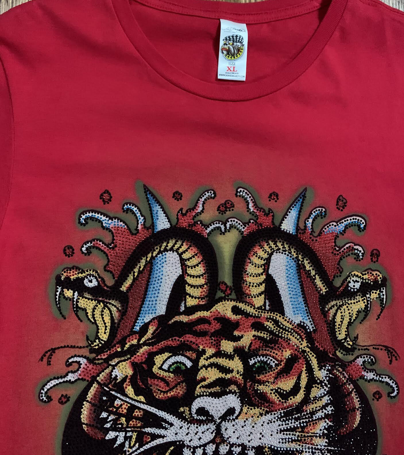 Vintage Ed Hardy Tiger T Shirt (Size XL) — Roots