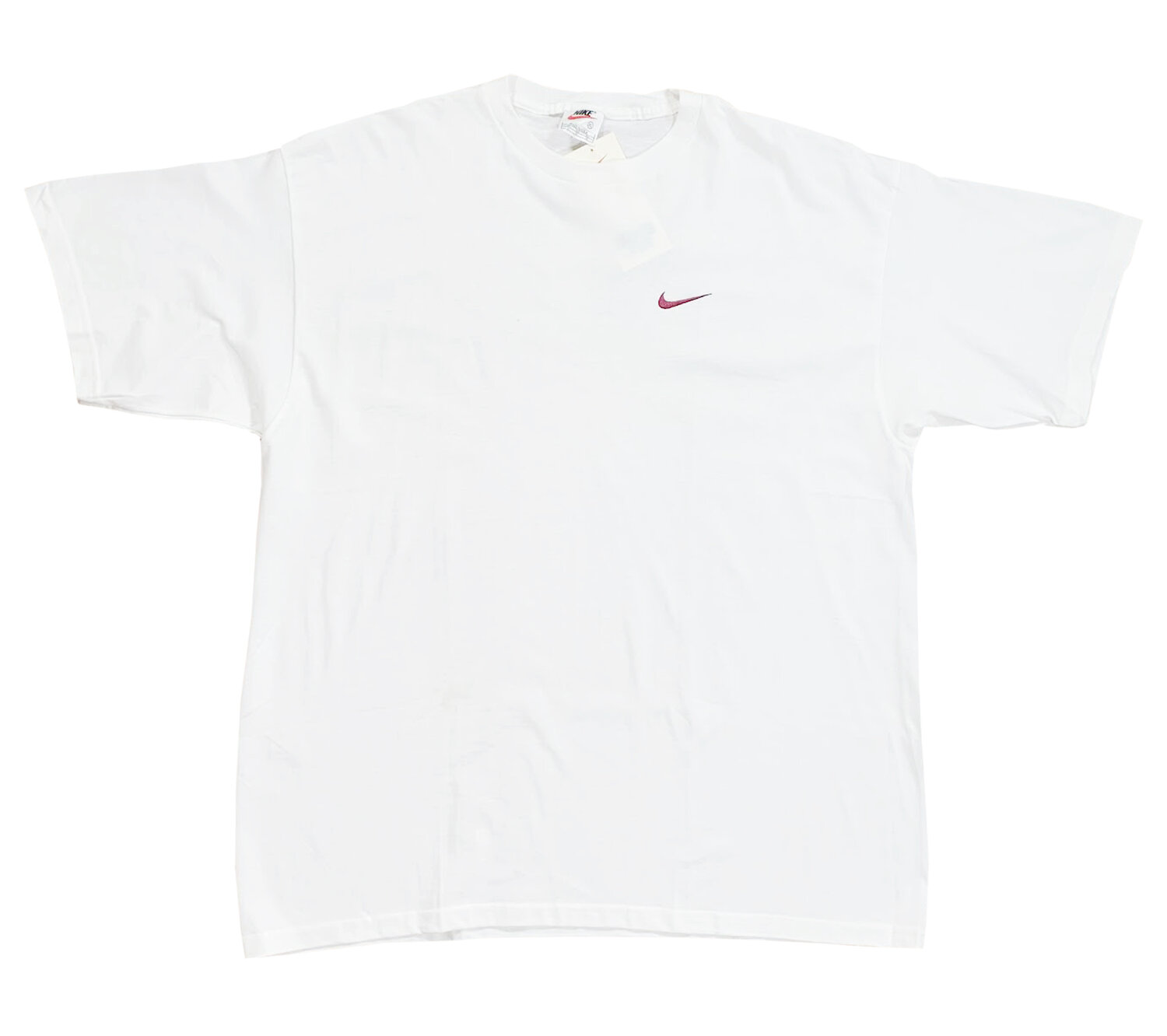 energi til th Vintage Nike Swoosh White / Purple T Shirt (Size XXL) NWT — Roots