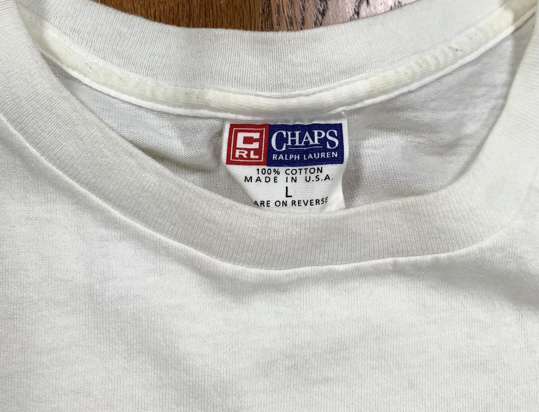 Vintage Chaps Ralph Lauren Men’s Button Up Shirt Boy Scout Tag Size 16-1/2