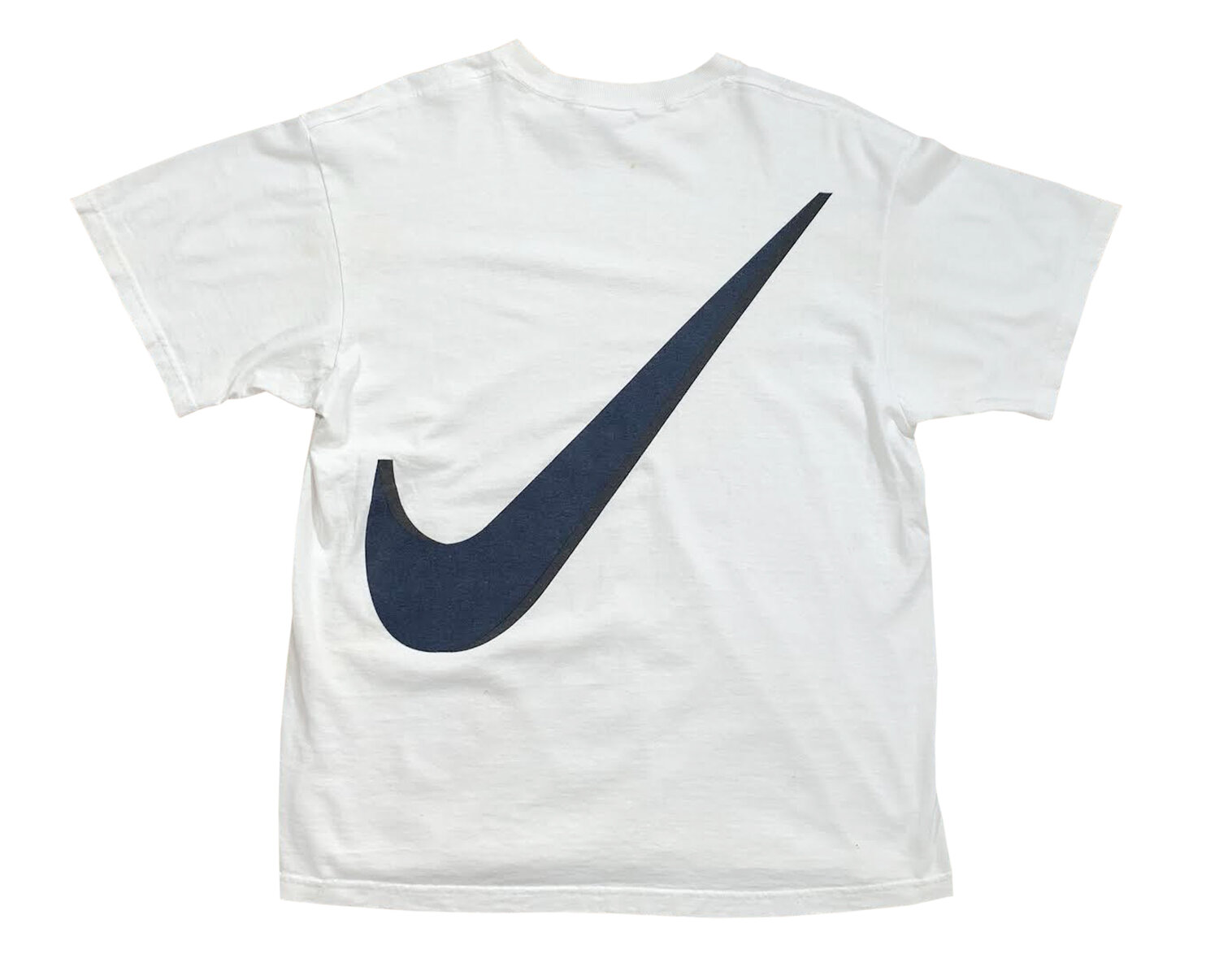 Vintage Nike Swoosh Navy T Shirt (Size M) — Roots