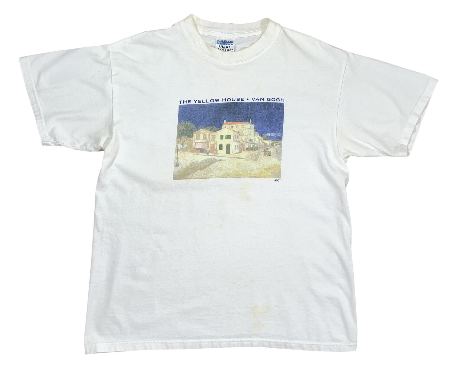 Beweegt niet Vertrouwen op Typisch Vintage Van Gogh The Yellow House T Shirt (Size L) — Roots