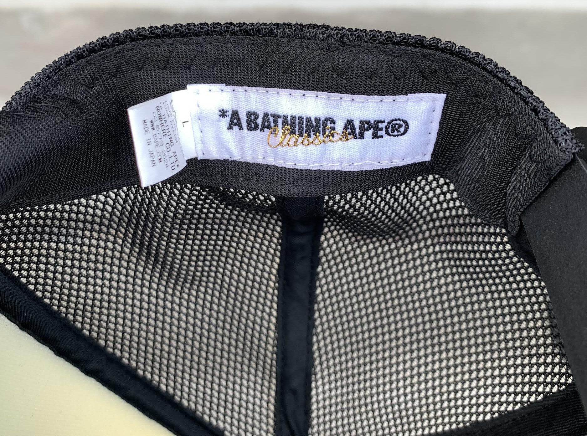 Vintage A Bathing Ape (Bape) Trucker Hat NWOT — Roots