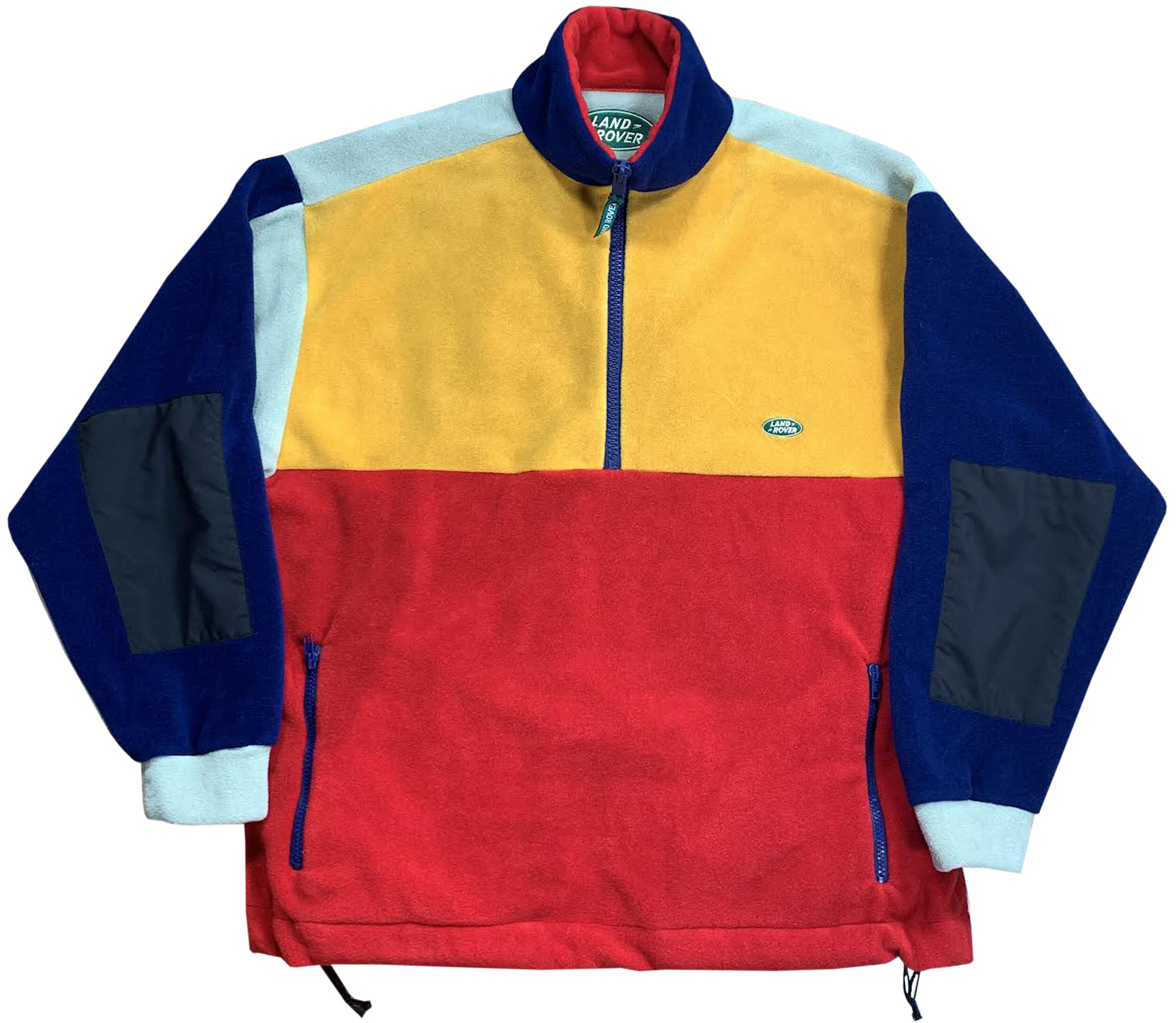 Vintage Land Rover Colorful Fleece 1/2 Zip Fleece (Size L) — Roots