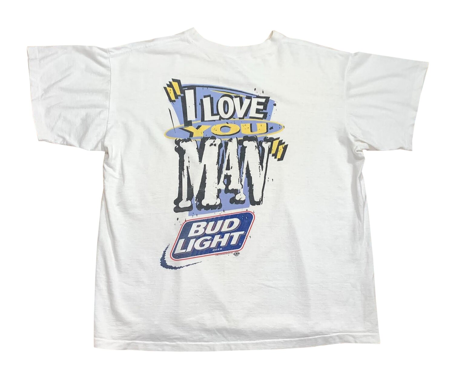 Skifte tøj Investere Specialitet Vintage Bud Light "I Love You Man" T Shirt (Size XL) — Roots