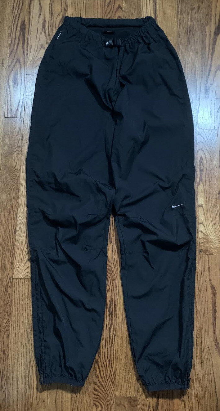 Vintage Nike ACG Black Windbreaker Pants (Size S) — Roots