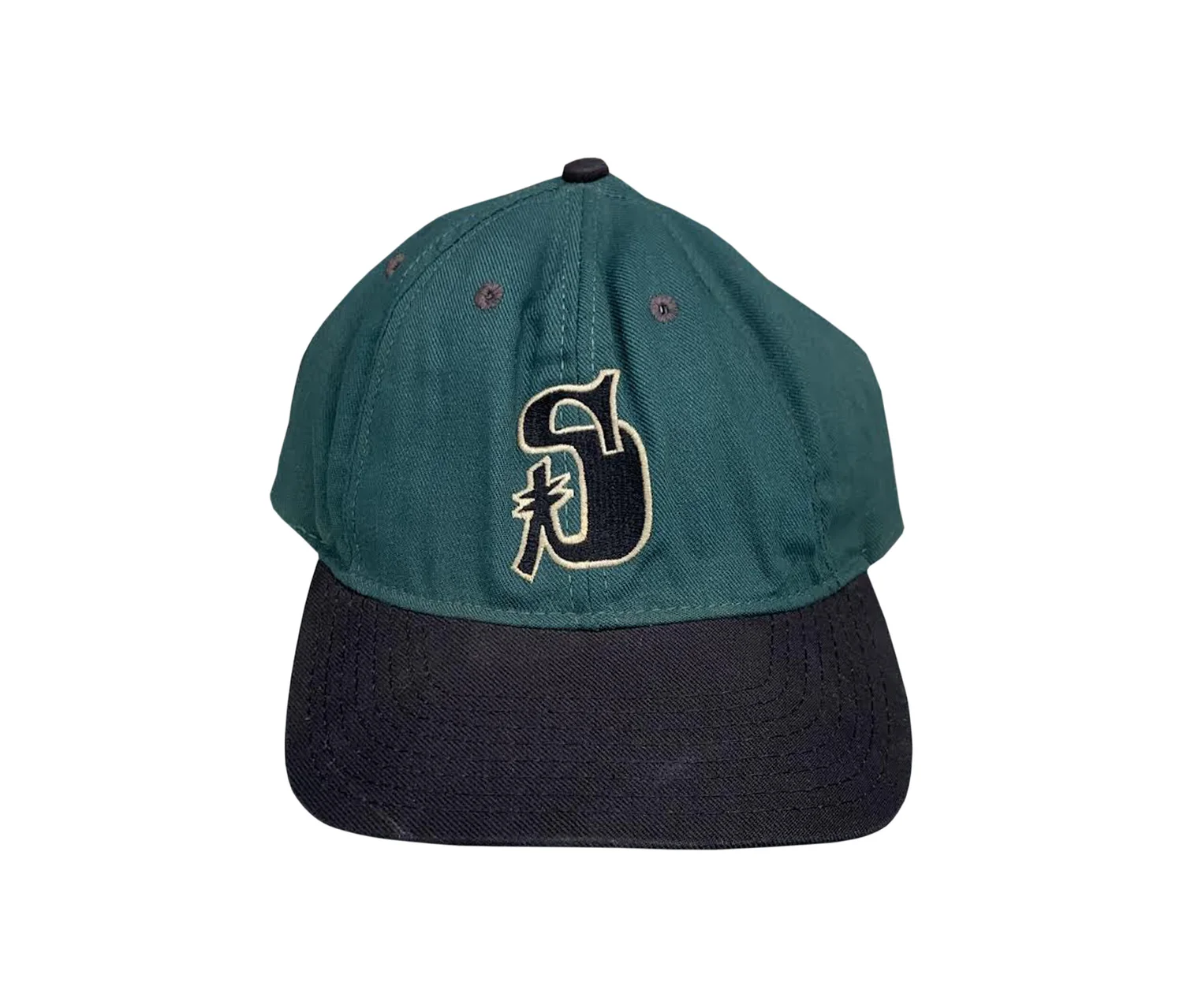 Vintage Stussy S Two Toned Snapback — RootsBK