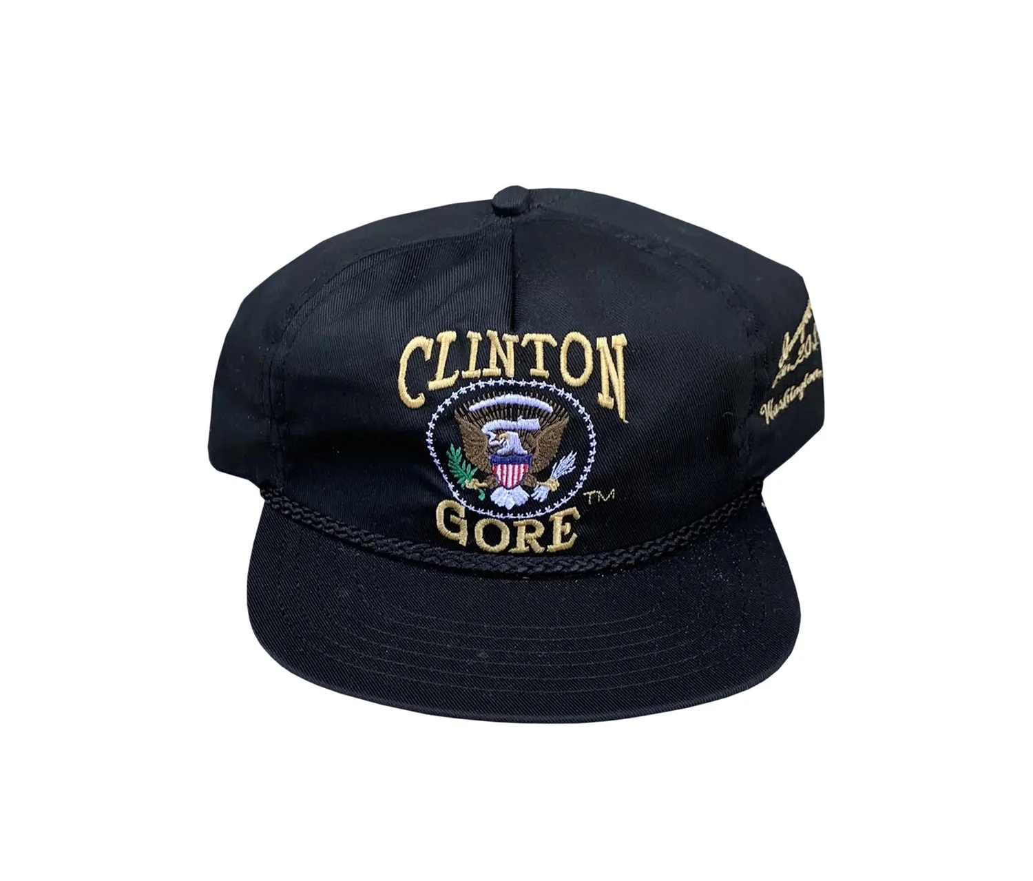 VINTAGE 1993 Clinton Gore Presidential Inauguration Washington, DC Snapback Hat Hat 1993 Inauguration Clinton Gore Ball Cap | Mercari main image 3