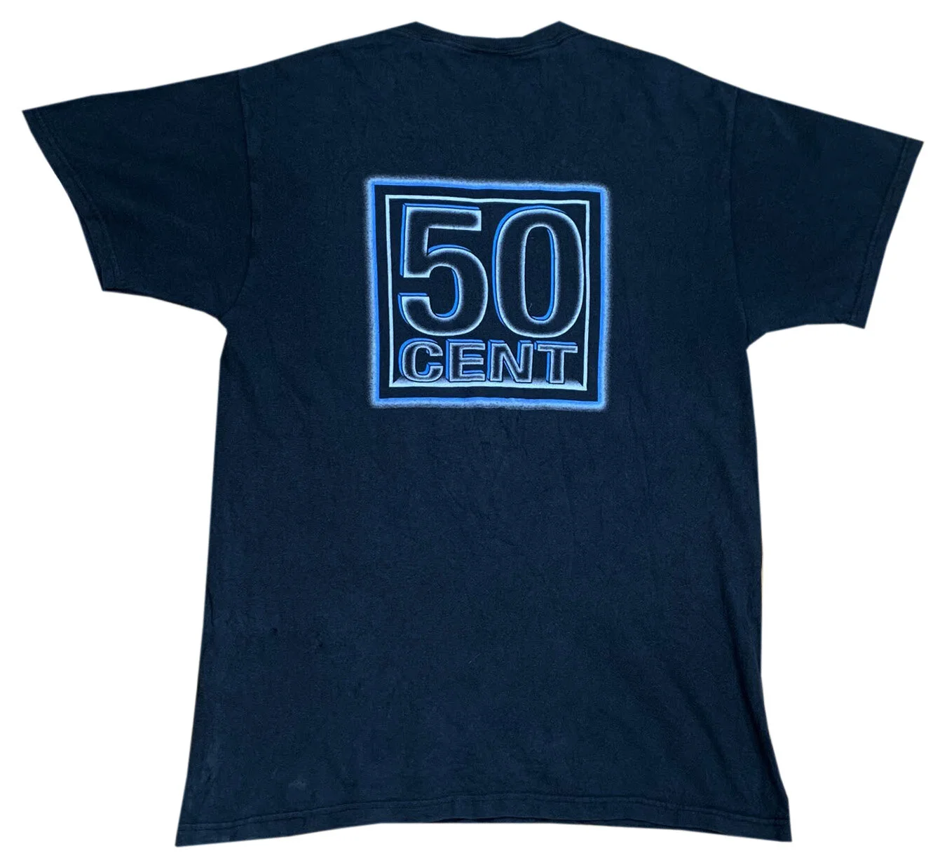 Vintage Bootleg 50 Cent Rap T Shirt (Size M) — RootsBK