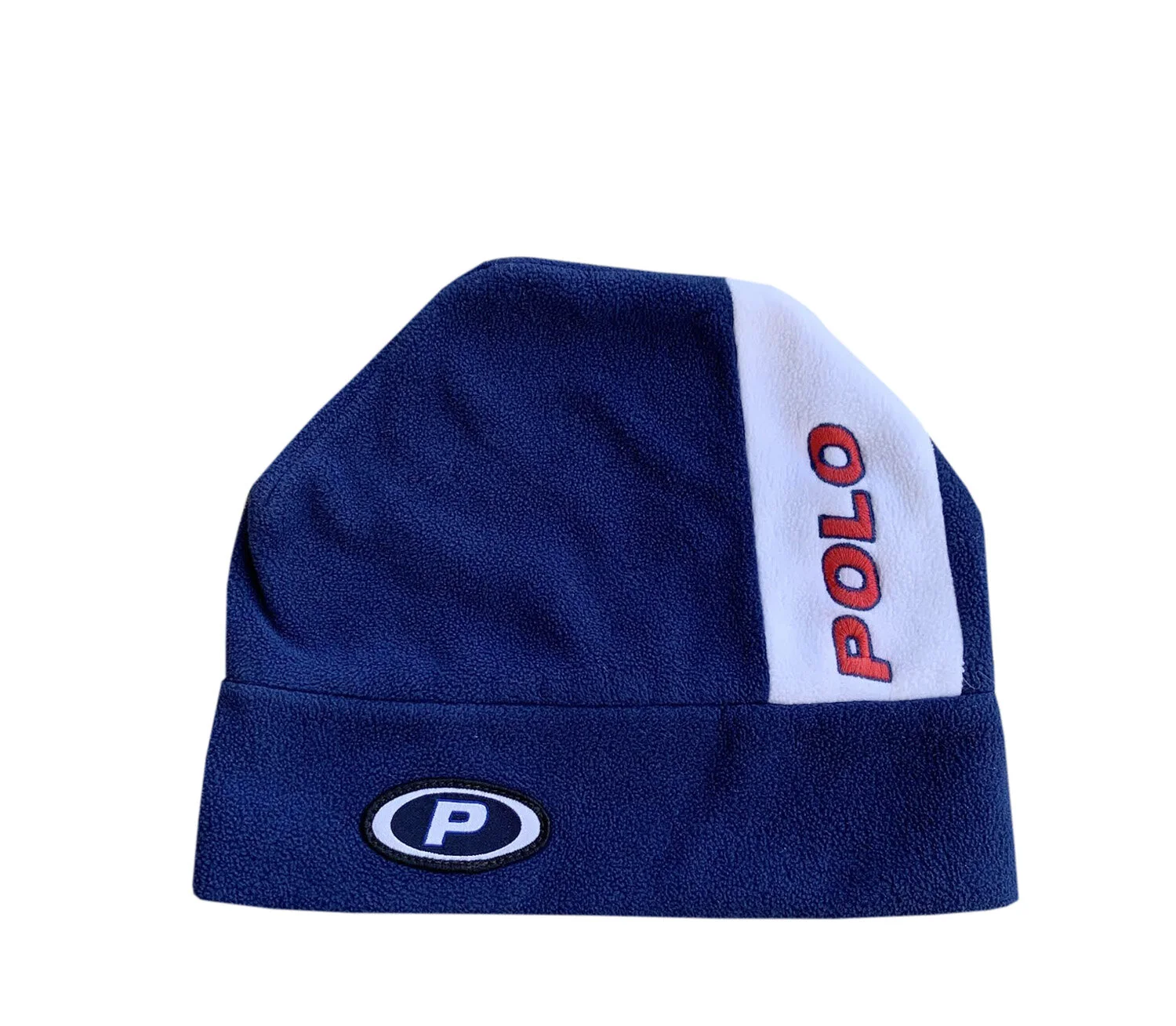 Vintage Polo Sport Ralph Lauren Spell Out Fleece Beanie — RootsBK