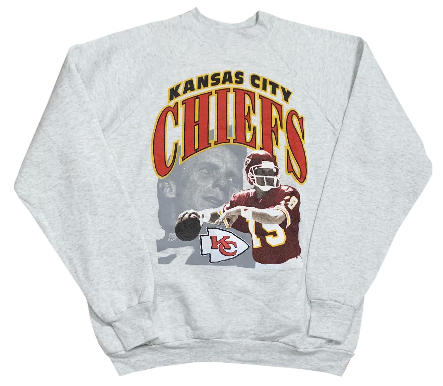 Vintage Bootleg Kansas City Chiefs Joe Montana Sweatshirt (Size XL