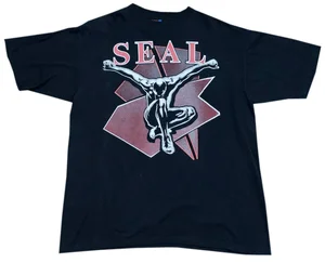 Vintage Seal 1995 Live In Concert Tour T Shirt (Size XL) — RootsBK