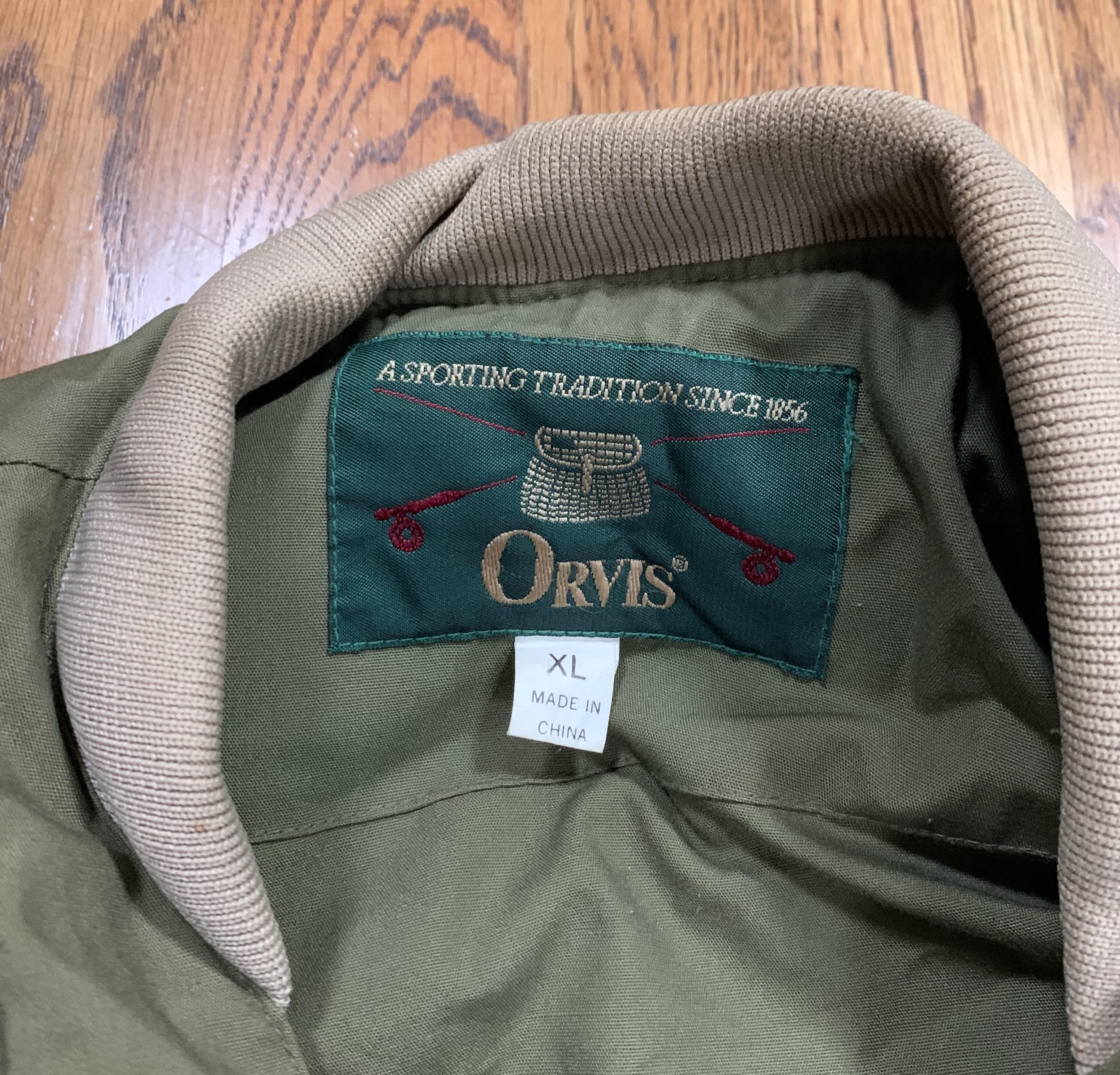 Vintage Orvis Fishing Vest with Hydration Pouch Olive Green (Size XL ...