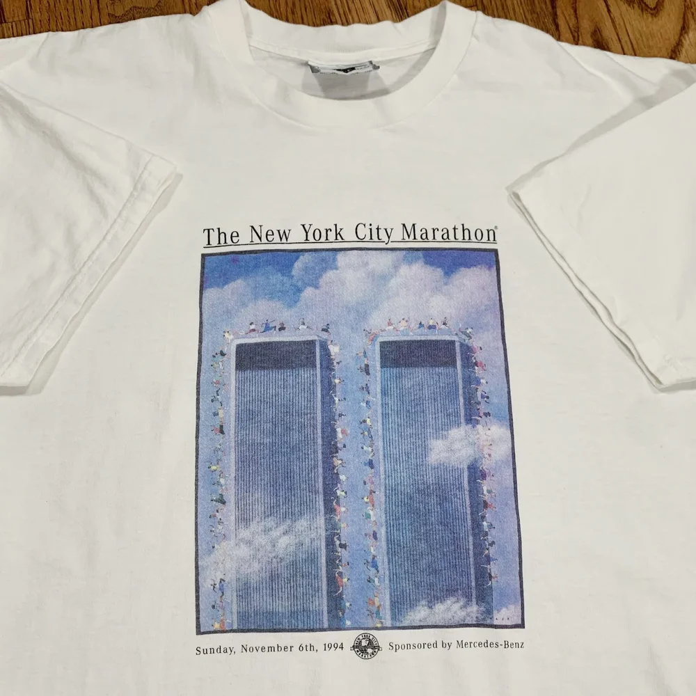 Vintage New York City 1994 Marathon T Shirt (Size XL) — RootsBK